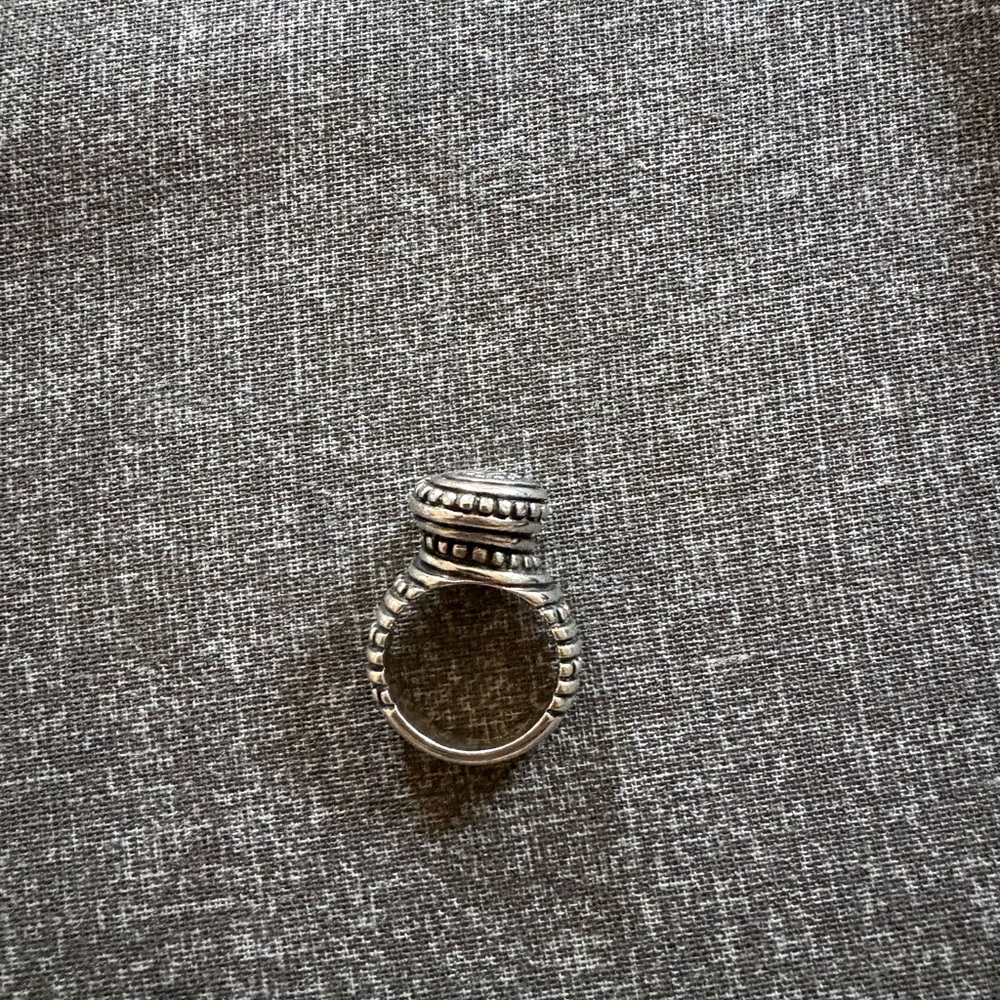 Retired James Avery African Beaded Ring
